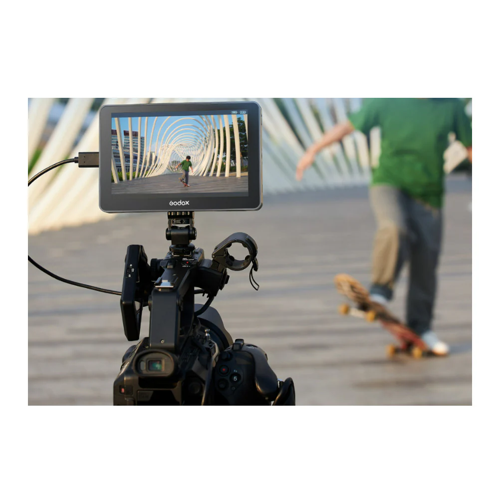 Godox GM7S 7-Inch 1920 x 1200 4K HDMI Ultra-Bright HD Touchscreen On-Camera Monitor (Black) - Image 5