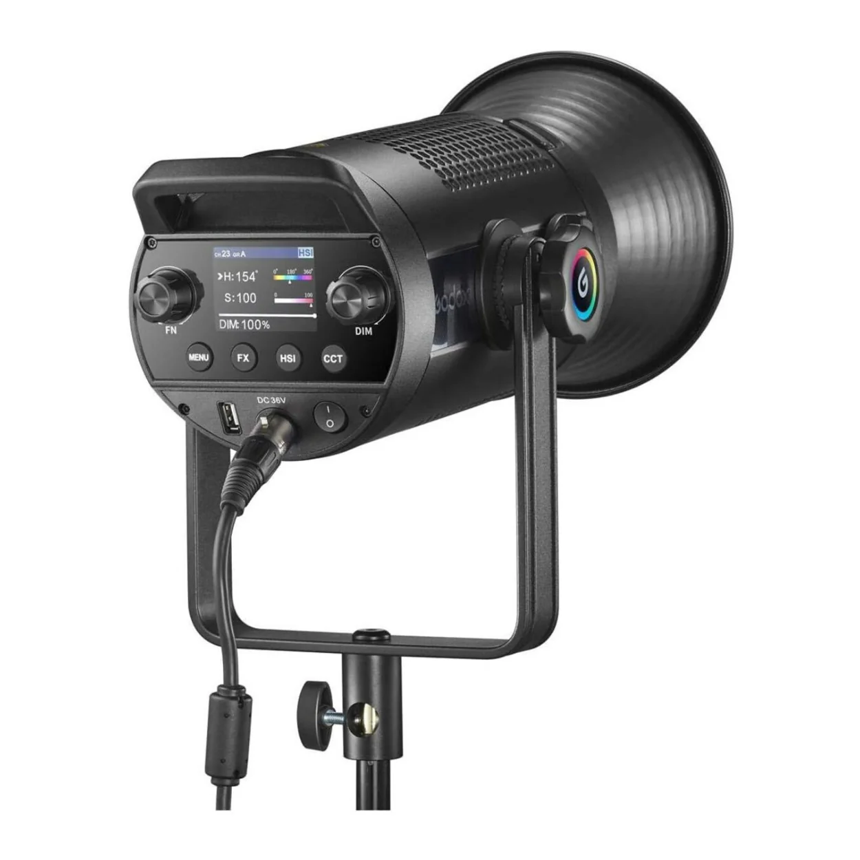 Godox SZ150R RGB Bi-Color Zoomable LED Light with Zoom Knob and Multiple FX Effects - Image 4