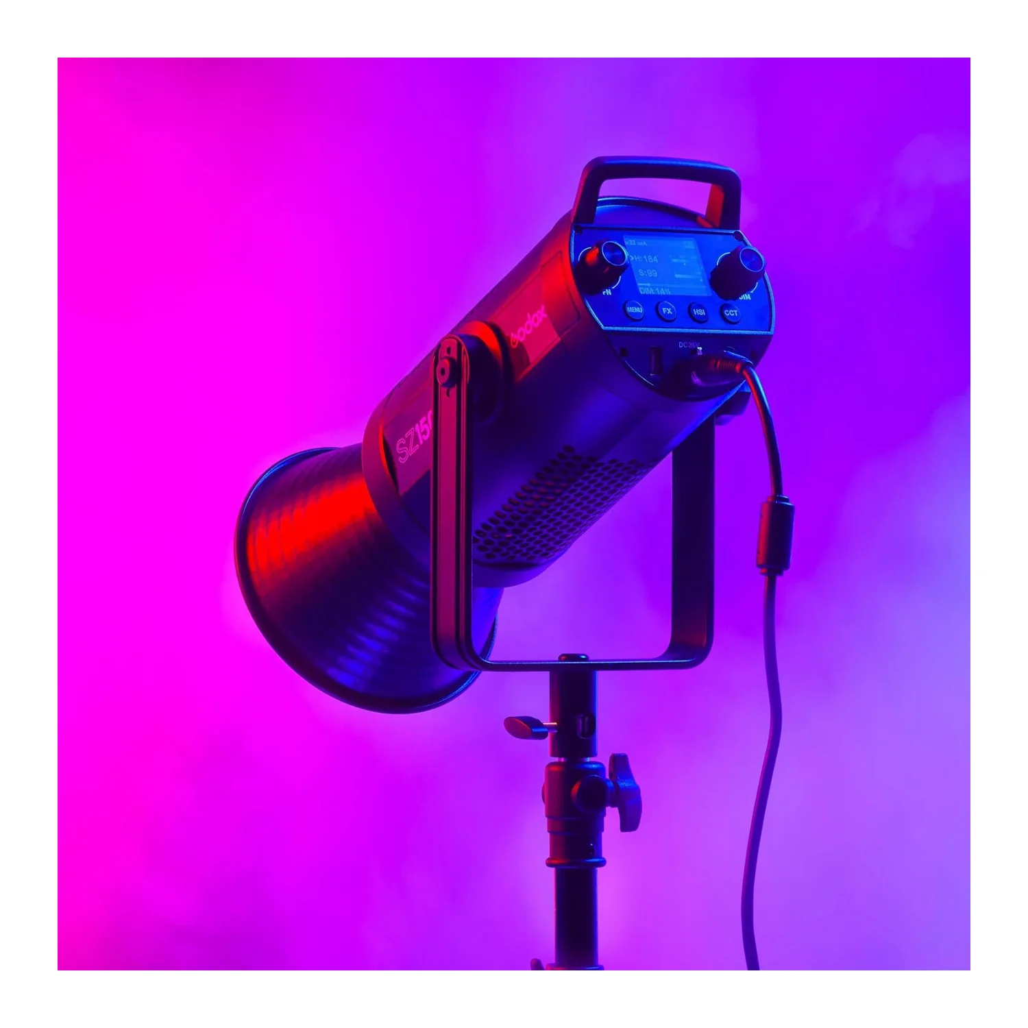 Godox SZ150R RGB Bi-Color Zoomable LED Light with Zoom Knob and Multiple FX Effects - Image 6