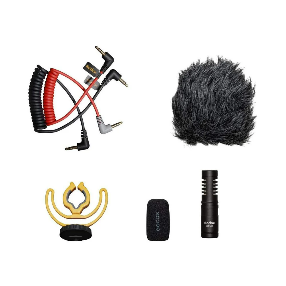Godox VD Mic Compact 8cm Directional Shotgun Black Microphone - Image 4