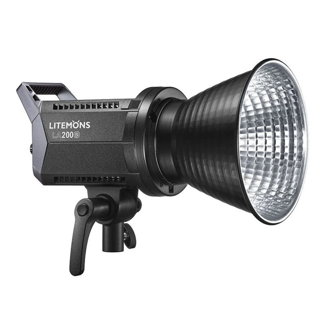 Godox Litemons LA200Bi 2-Light Kit with Step-Less Adjustment and Godox Light App Control (Black) - Image 2