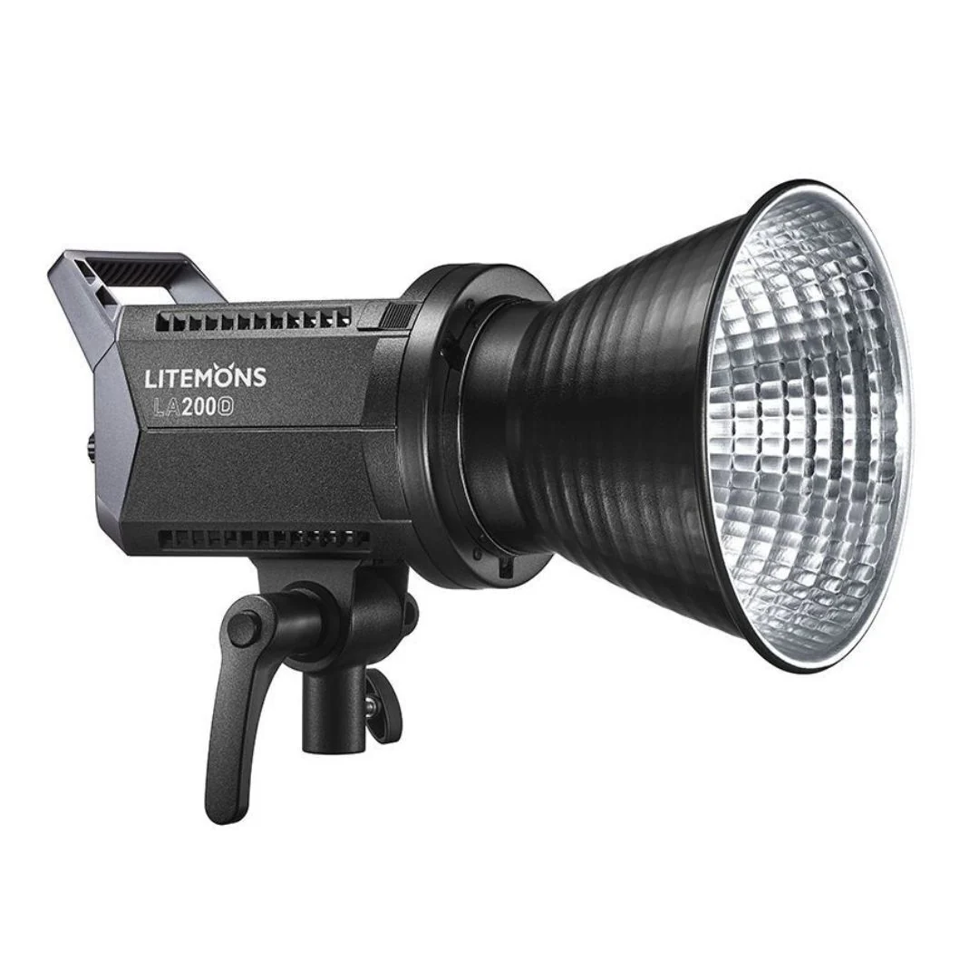 Godox Litemons LA200D 2-Light Kit with Step-Less Adjustment and Godox Light App Control (Black) - Image 2