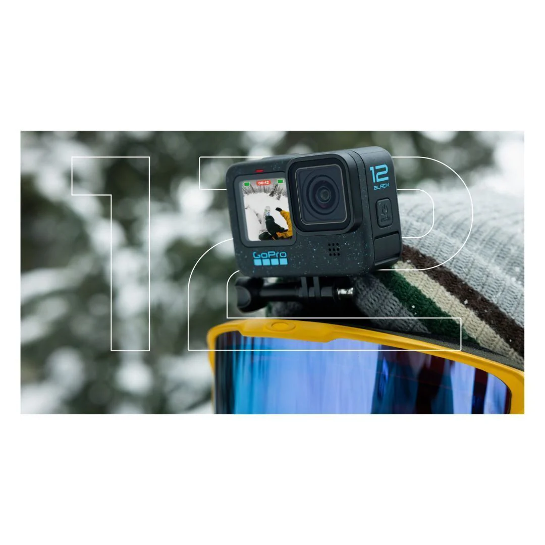 GoPro HERO12 Black Camera with 5.3k Image Quality, 4k Video Resolution, and 8x Slo-Mo - Image 3