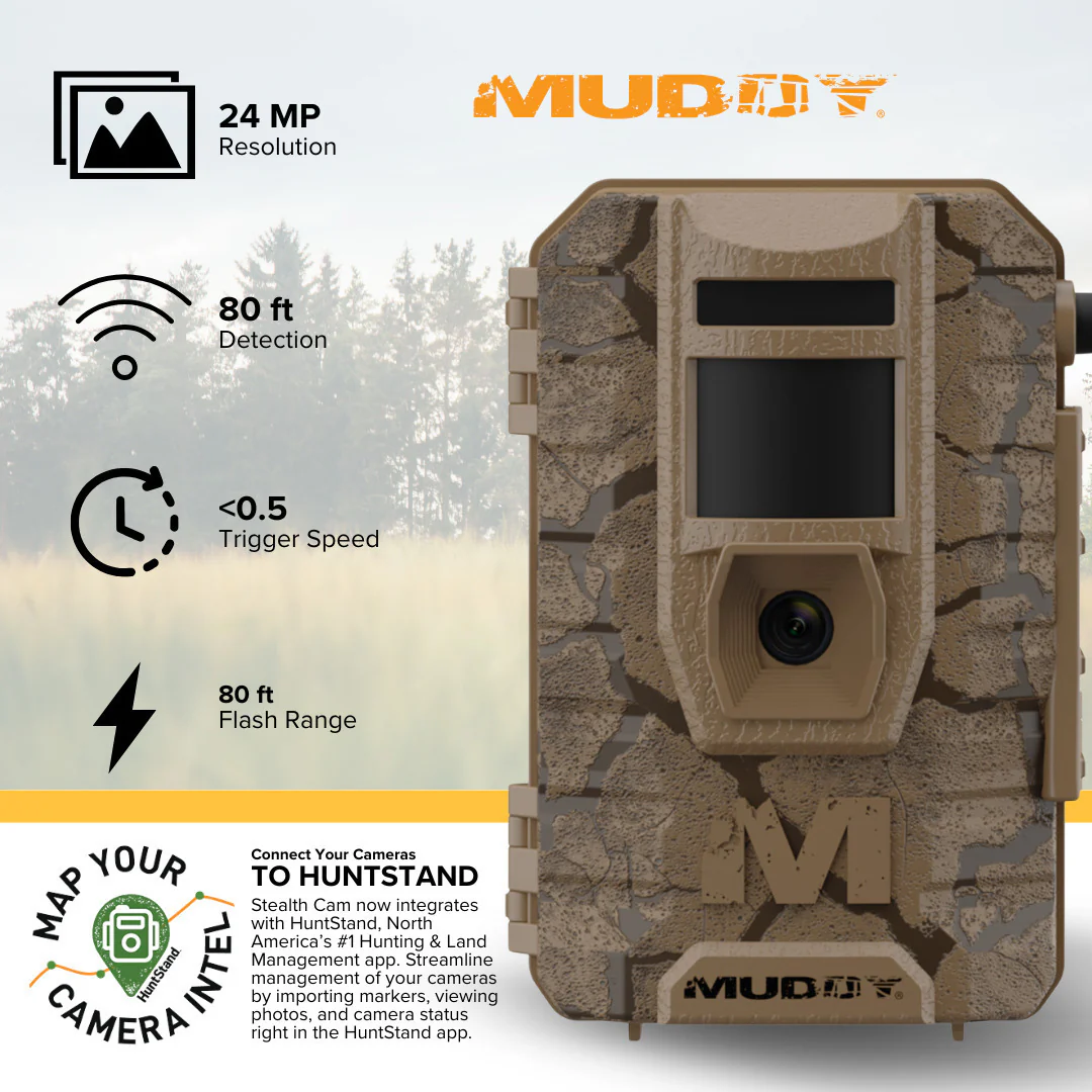 Muddy Mitigator 2.0 24MP Cellular Camera Combo (Brown) and High Speed Card Reader Bundle - Image 2