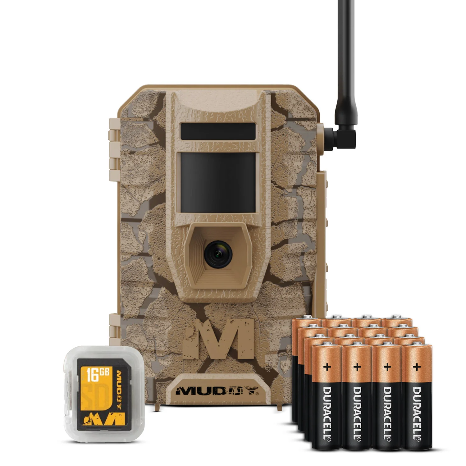 Muddy Mitigator 2.0 24MP Cellular Camera Combo (Brown, 2-Pack) and High Speed Card Reader Bundle - Image 2