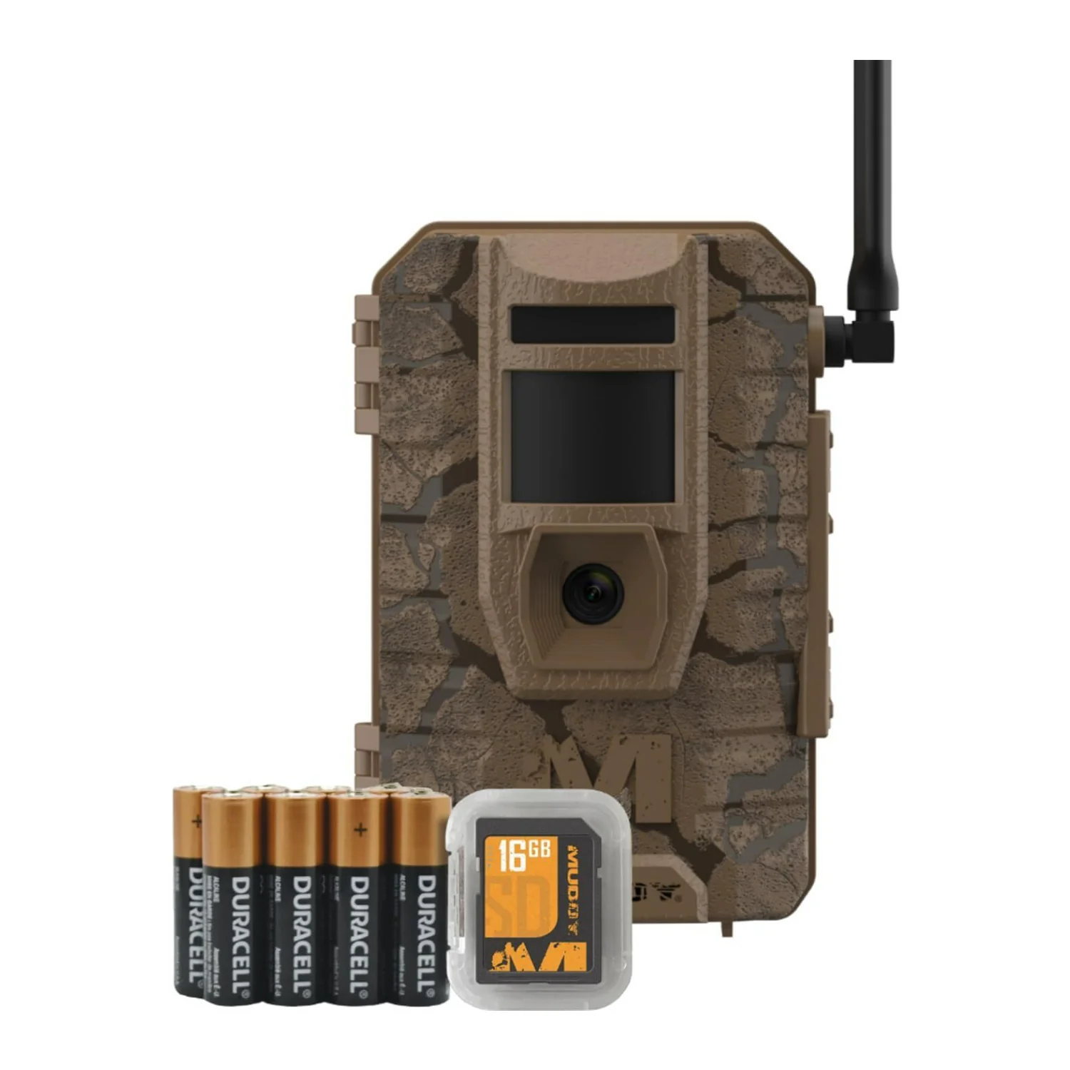 Muddy Mitigator 2.0 24MP Cellular Camera Combo (Brown, 4-Pack) and High Speed Card Reader Bundle - Image 2