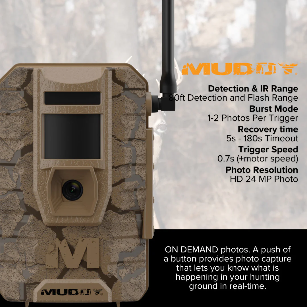 Muddy Mitigator 2.0 24MP Cellular Camera Combo (Brown, 10-Pack) and High Speed Card Reader Bundle - Image 3