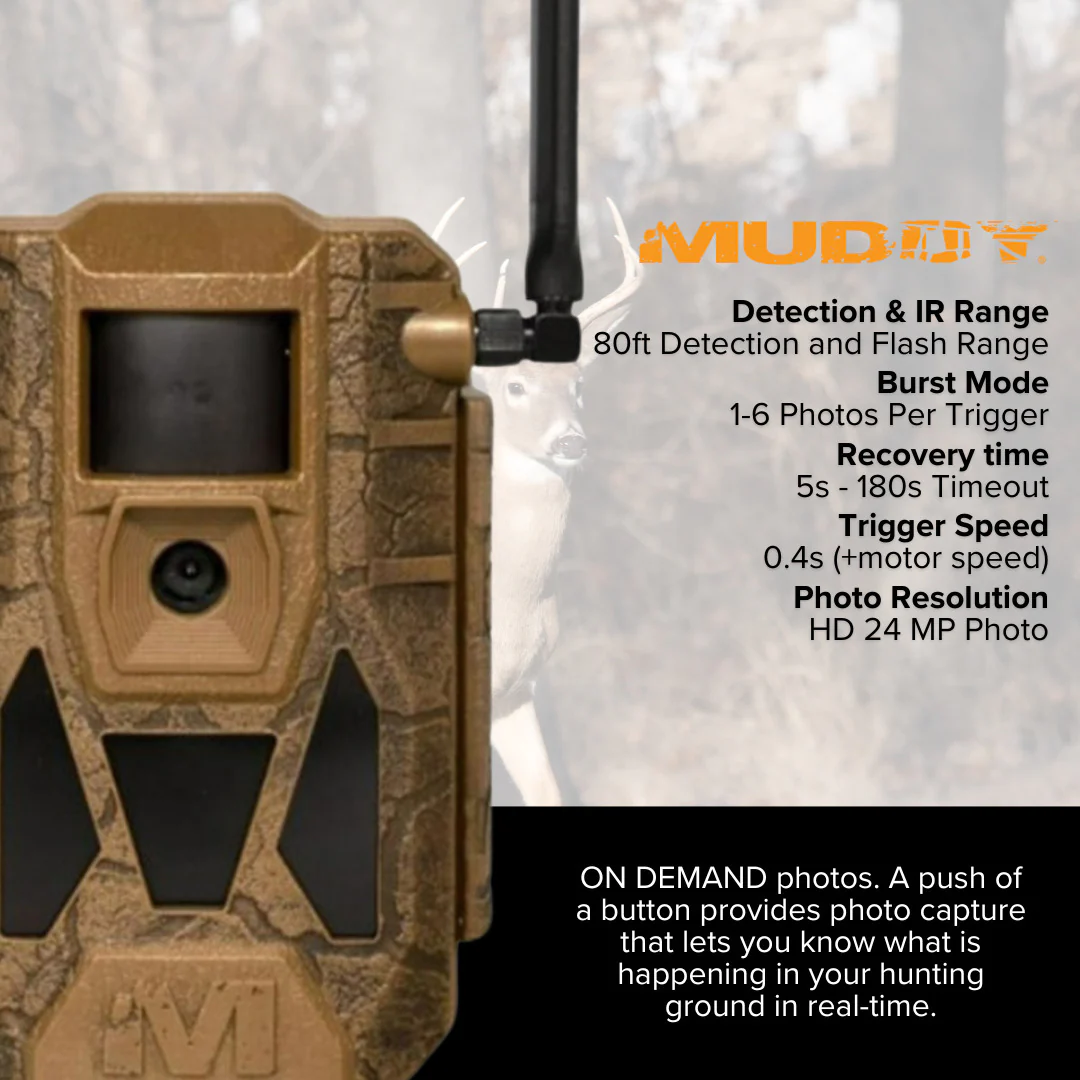 Muddy Matrix 2.0 Dual Network Cellular Camera (Brown, 4-Pack) with 4 x 32GB Memory Card Bundle - Image 4