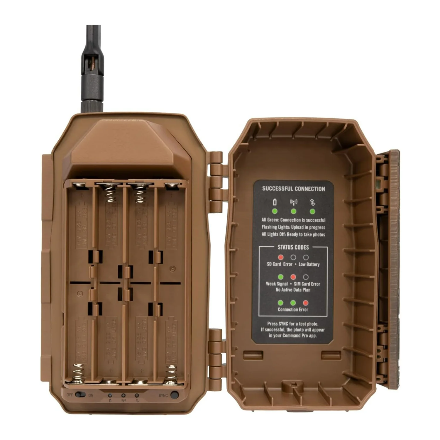 Muddy Trifecta 180 Cellular Camera with 36MP Photo Resolution and 1080p Video Recording (Brown) - Image 4