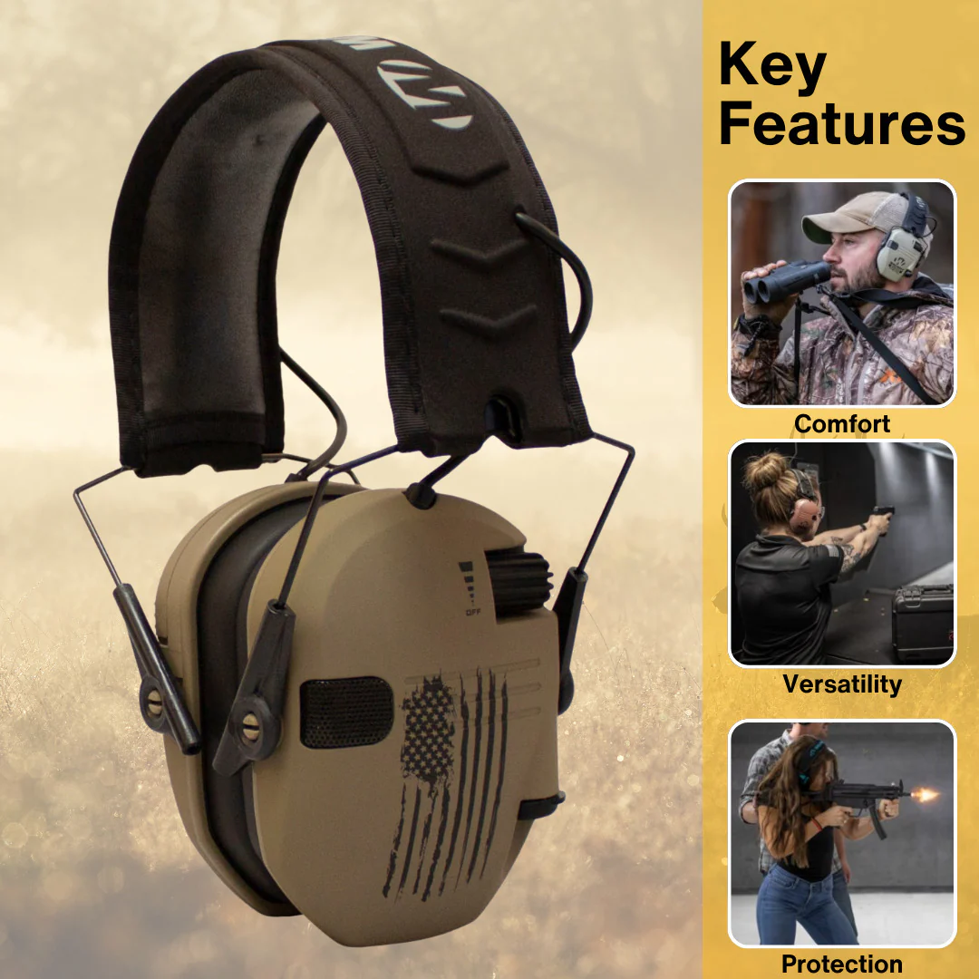 Walkers Razor Walkie Talkie Bundle with Ear Muffs and Accessories - Image 2