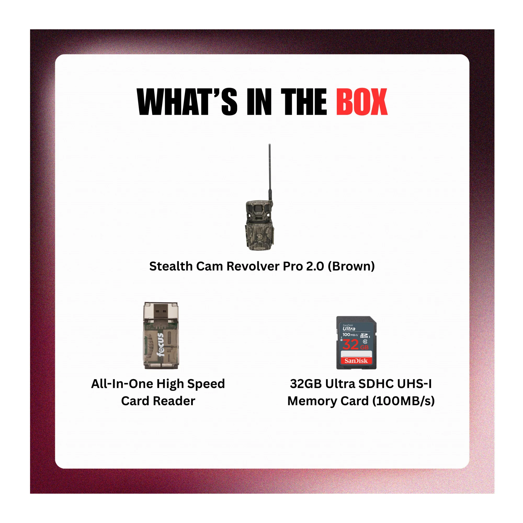 Stealth Cam Revolver Pro 2.0 Cellular Camera (Brown) with Memory Card Bundle - Image 9