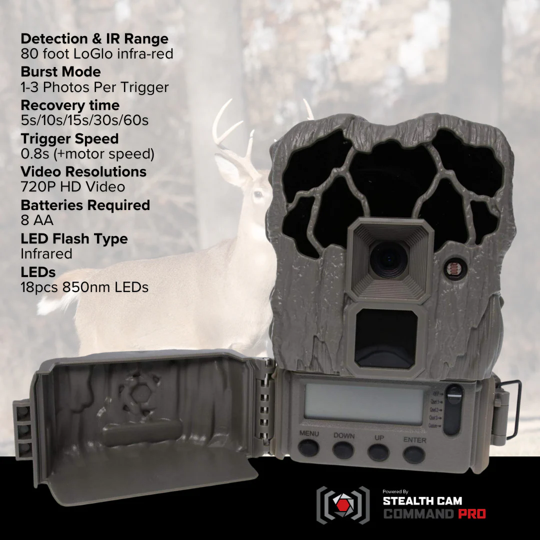 Stealth Cam 20MP Trail Camera with 60 Feet Range Detection and 720P Video (4-Pack) x 2 Bundle - Image 3
