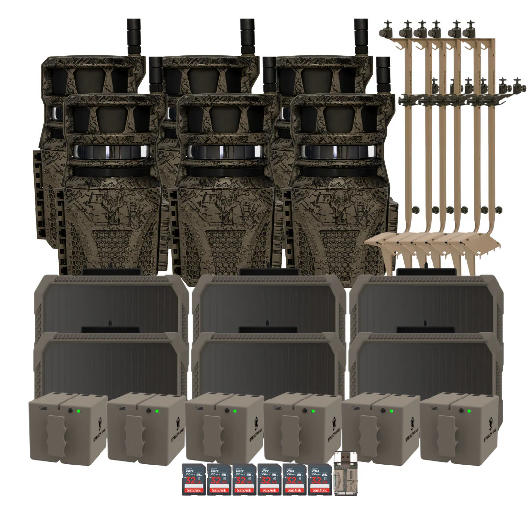 Wildgame Innovations Orbit 360-Degree Trail Camera with 36MP Image and 1080p Video (6-Pack) Bundle