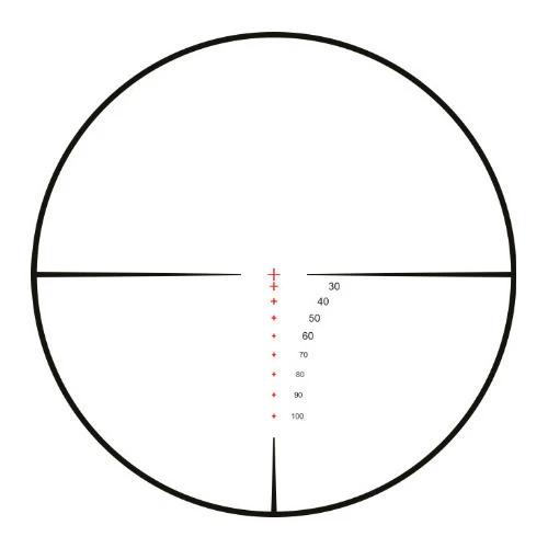 Hawke XB30 SR 2-7x32mm 1/2 MOA Crossbow Scope Bundle with 1-inch Mount Rings (M) - Image 9