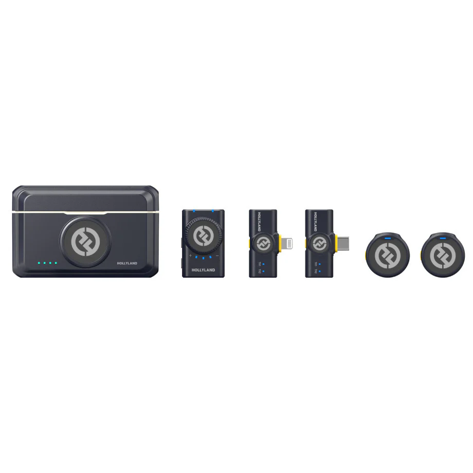 Hollyland LARK M2 DUO Wireless Microphone System (2-Person) (Used) - Image 9