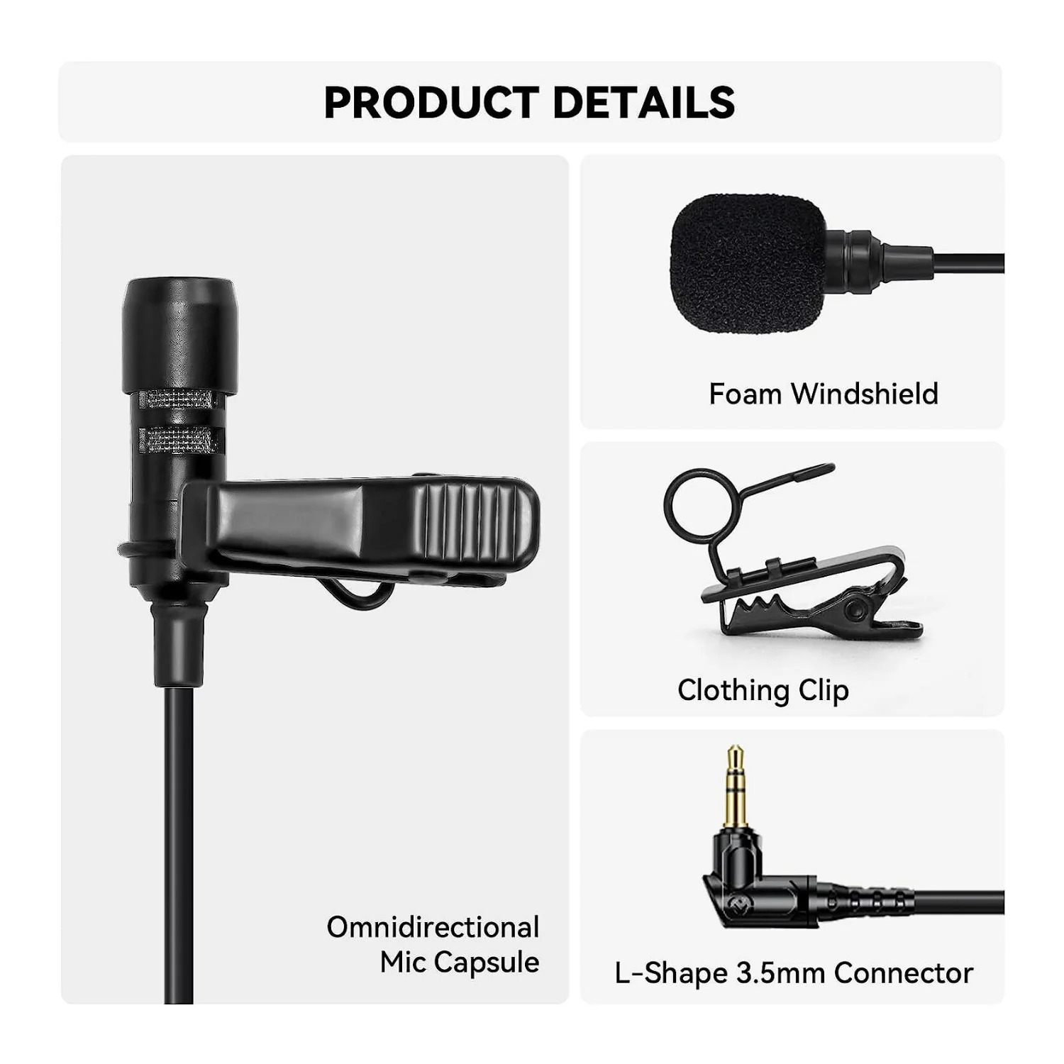 LARK MAX 2 Combo Wireless Microphone System (Space Gray) Bundle with Accessories - Image 6