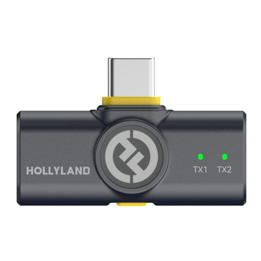 Hollyland Lark M2 Duo 2.4 Ghz Black Wireless Lavalier USB-C Microphone System - Image 3