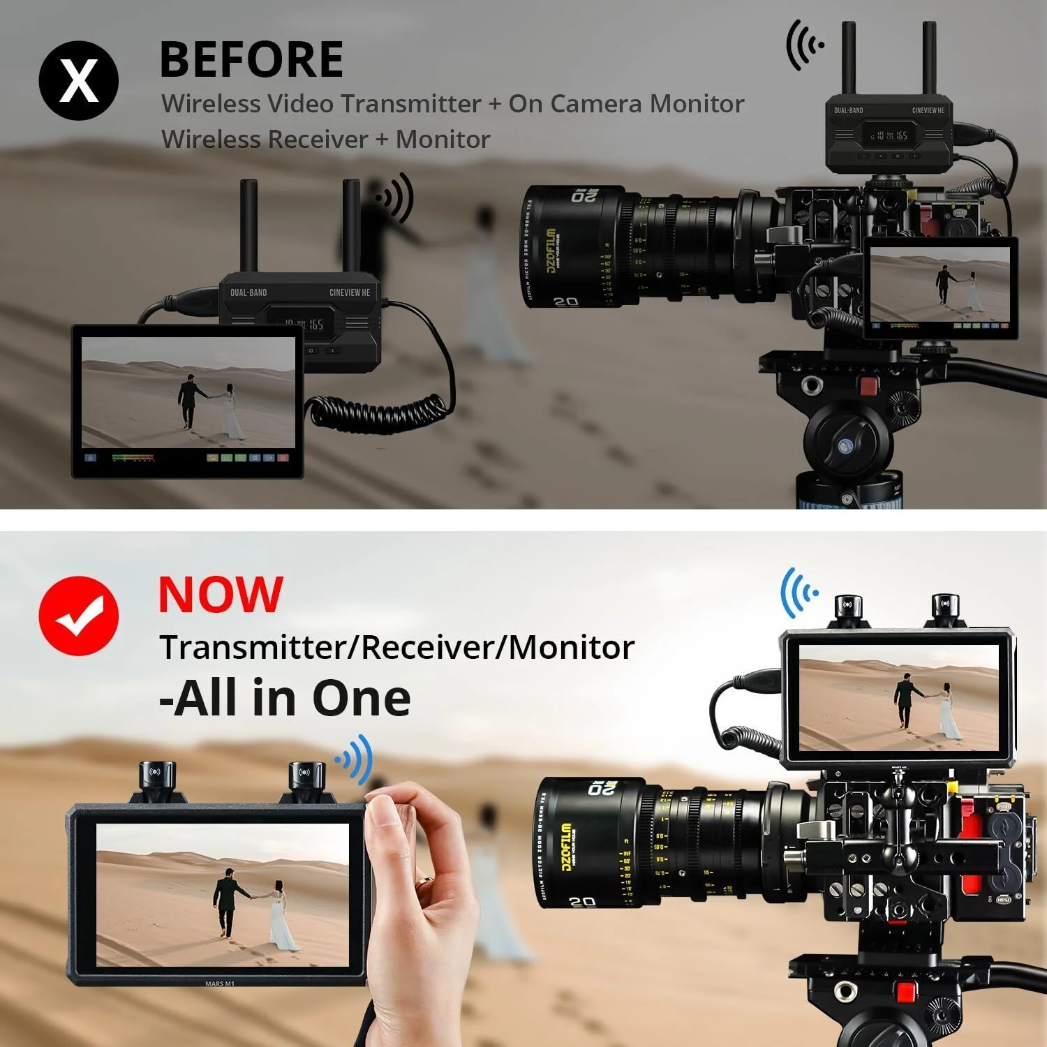 Hollyland Mars M1 Enhanced 5.5" Wireless Transceiver Monitor - Image 9