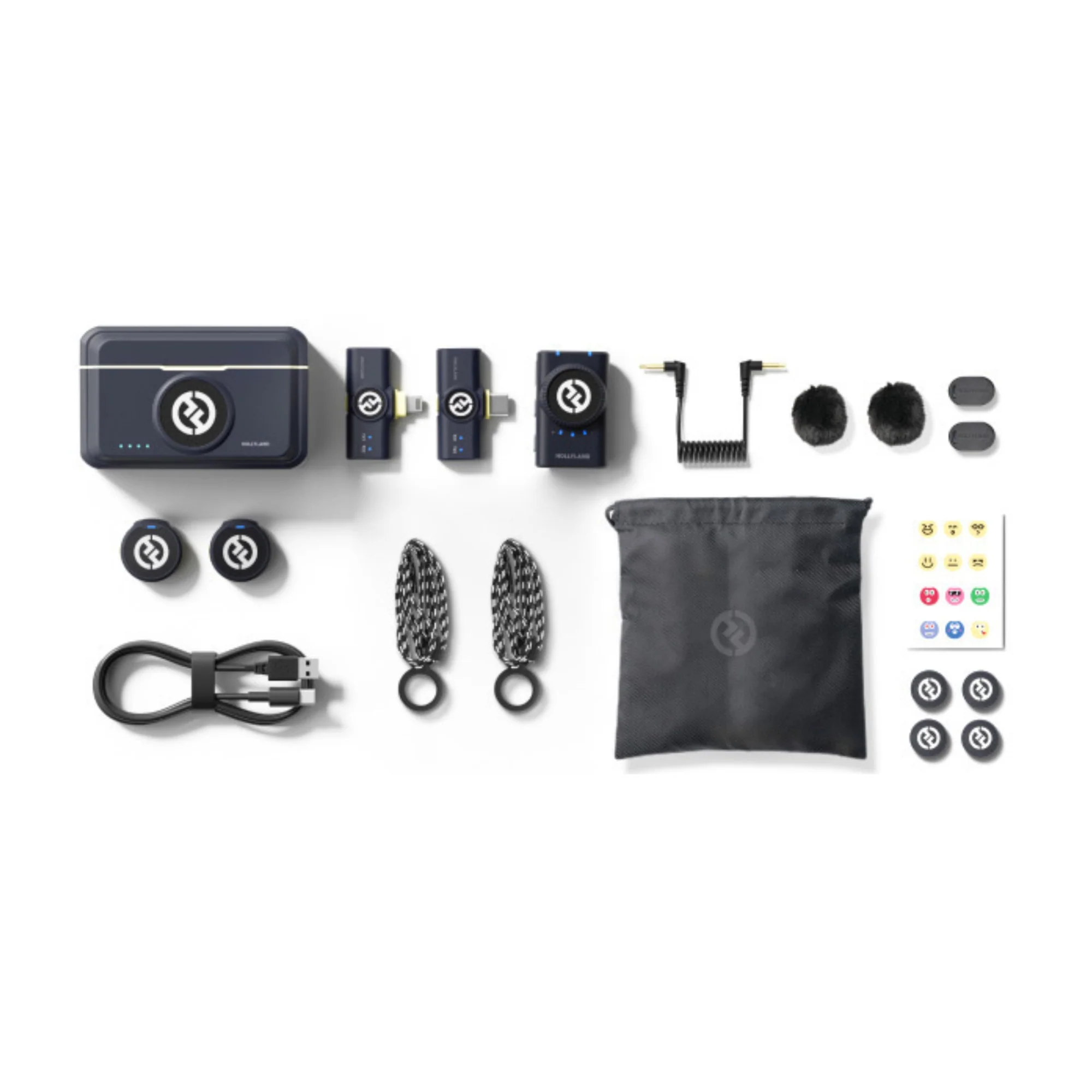 Hollyland LARK M2 DUO Combo 2-Person Wireless Microphone System Vlogger's Bundle - Image 3