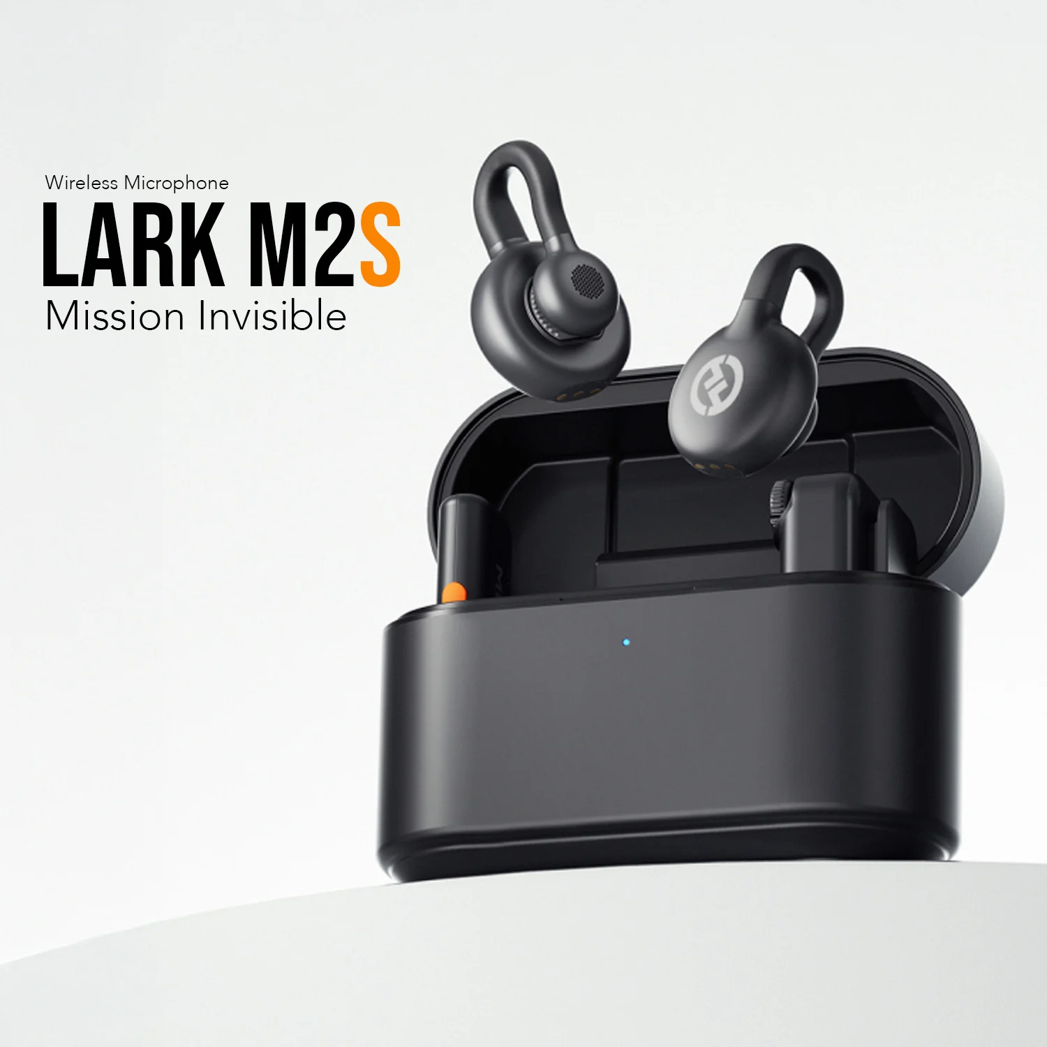 Hollyland Lark M2S Duo 2.4 GHz Space Gray Wireless Lavalier Mic System Bundle - Image 2