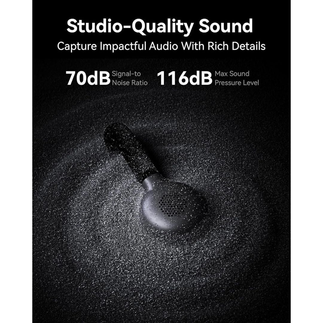 Hollyland Lark M2S Duo 2.4 GHz Space Gray Wireless Lavalier Mic System Bundle - Image 4
