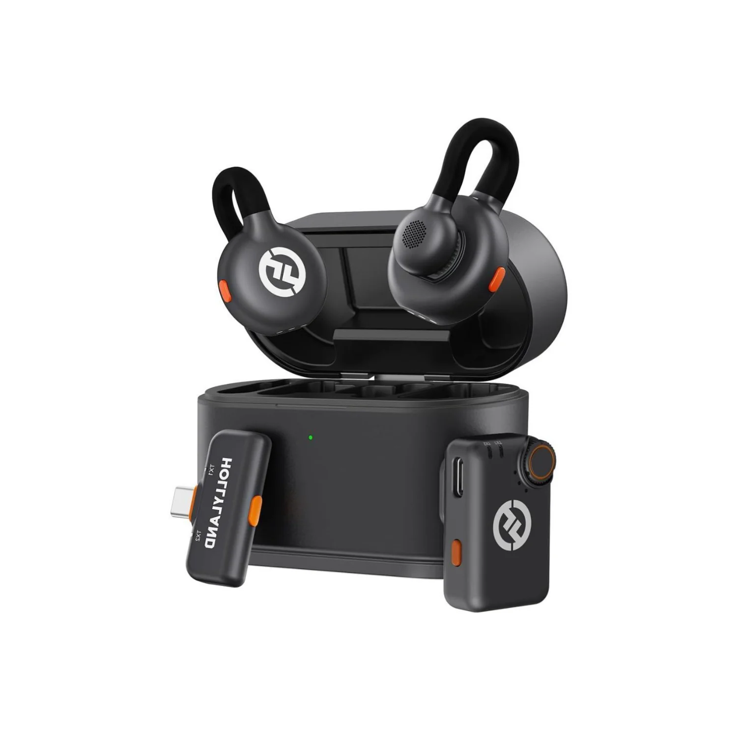 Hollyland Lark M2S Mini Combo, M40 40W, Koah Vlogging Camera Grip and Maxell Folding Storage Bundle - Image 3