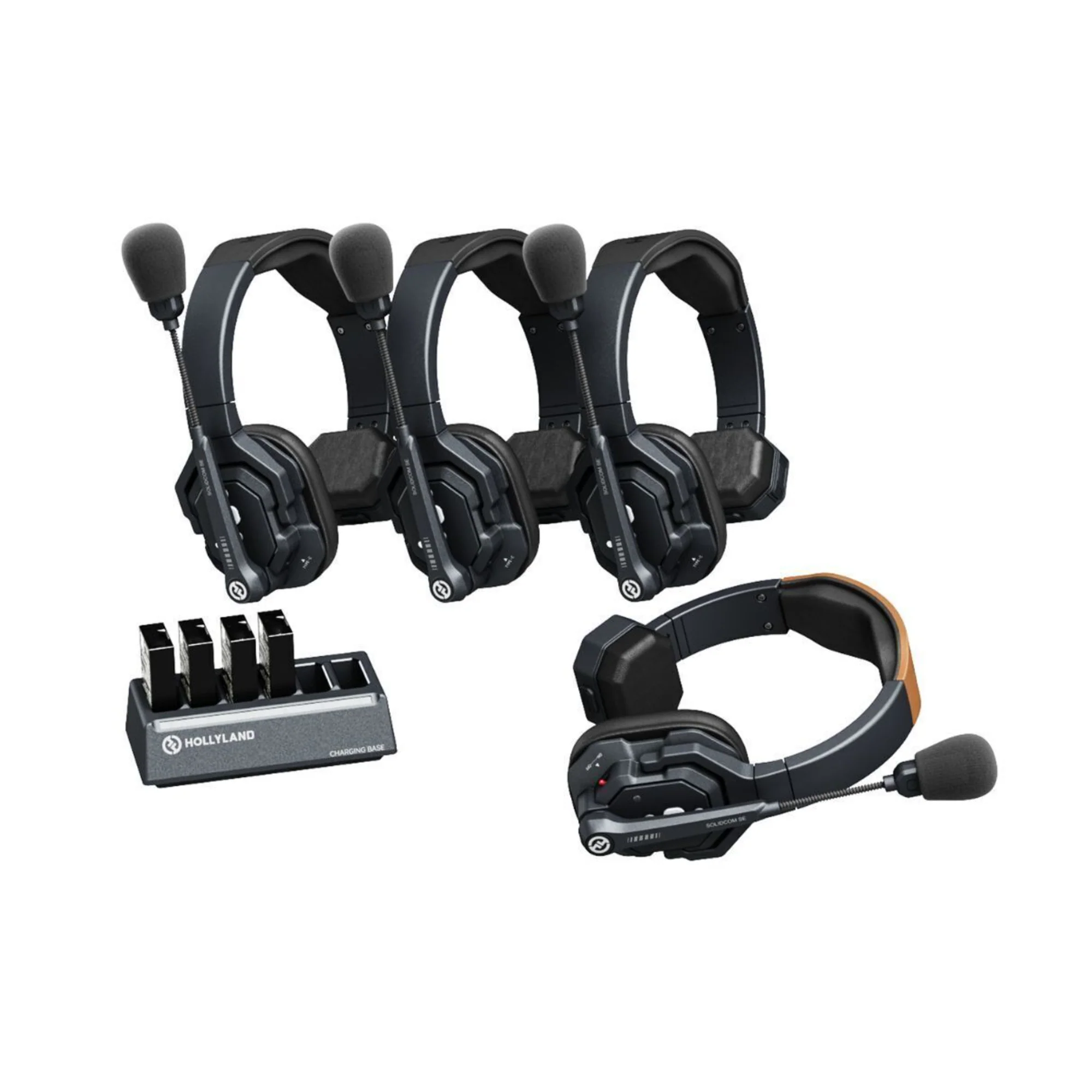 Hollyland Solidcom SE Global 4S 4-Person Single-Ear Headset with Hard Case - Image 2