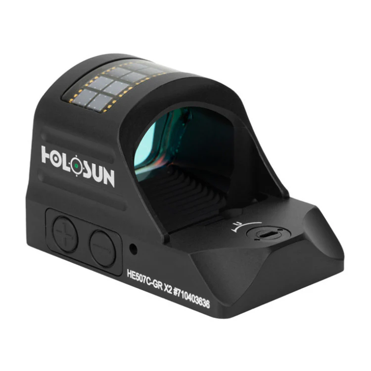 HOLOSUN HE507C-GR-X2 Black Anodized 1x 2/32 MOA Green Dot and Circle Reticle - Image 6