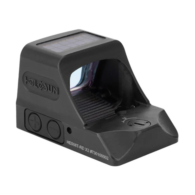 HOLOSUN HE508T-RD-X2 Black Anodized 1x 2/32 MOA Red Circle with Dot Reticle - Image 3