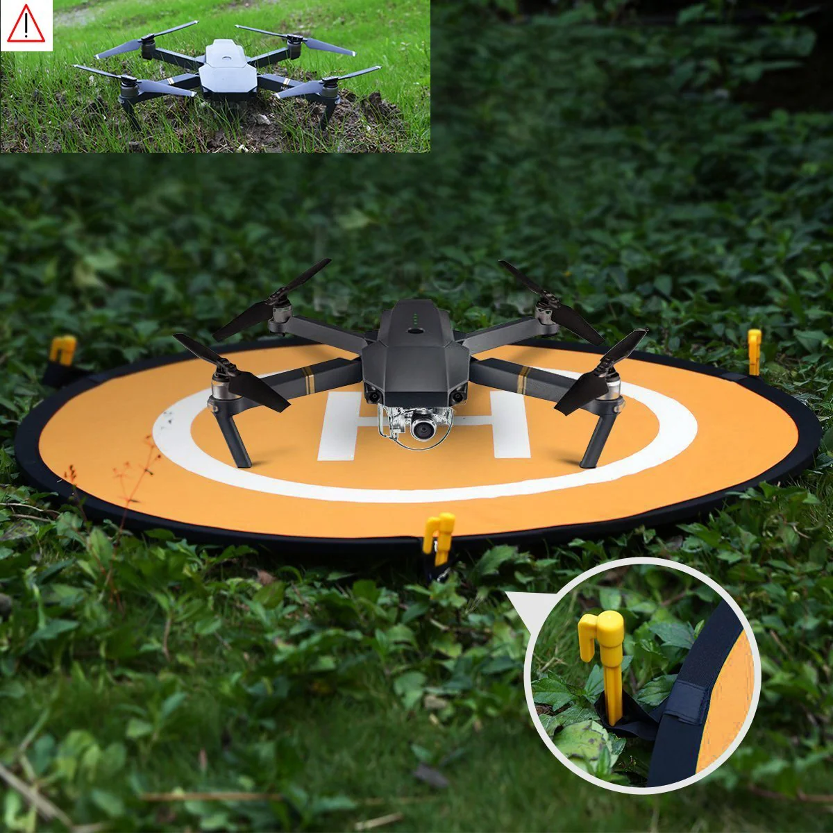 Yuneec Homga Drone Portable Folding Landing Pad - Image 2