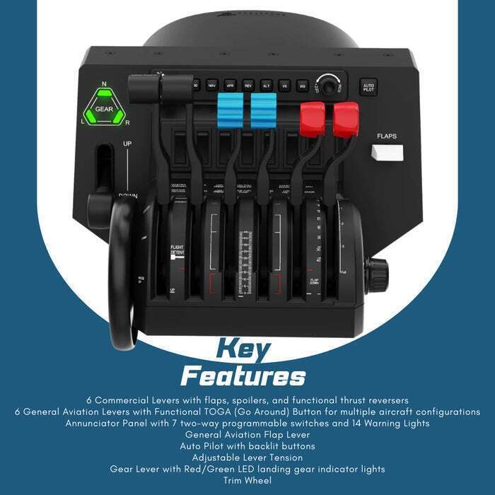 Honeycomb Aeronautical Bravo Throttle Quadrant and Throttle Pack for Airbus A319-A380 Bundle - Image 4