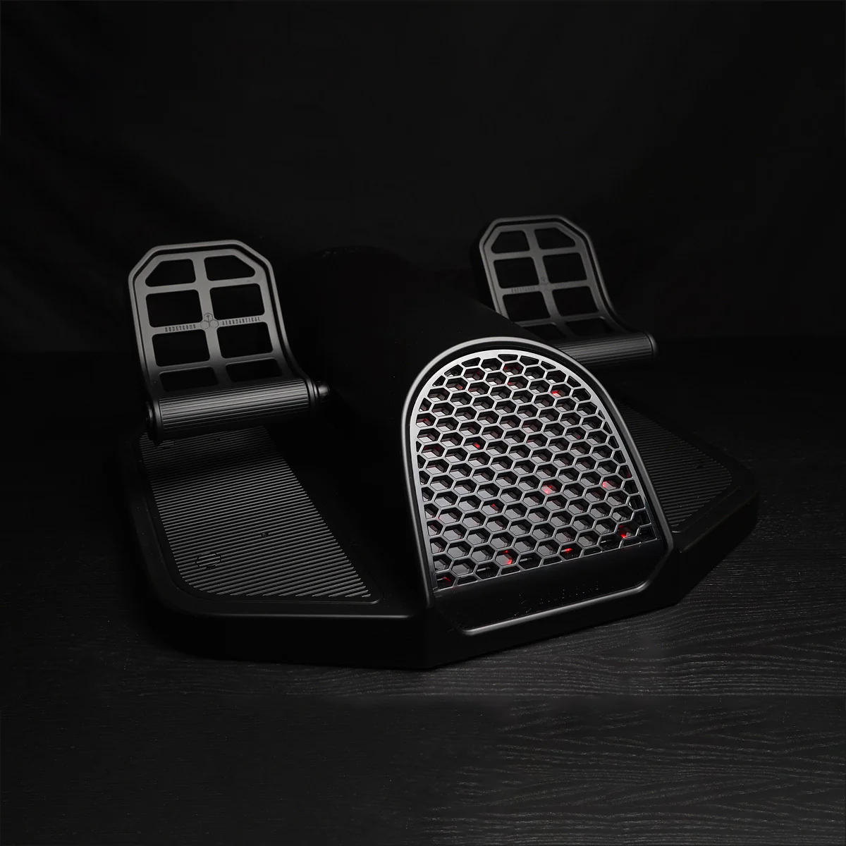 Honeycomb Aeronautical Charlie Rudder Pedals with Adjustable Tension Knob and Aluminum Construction - Image 4