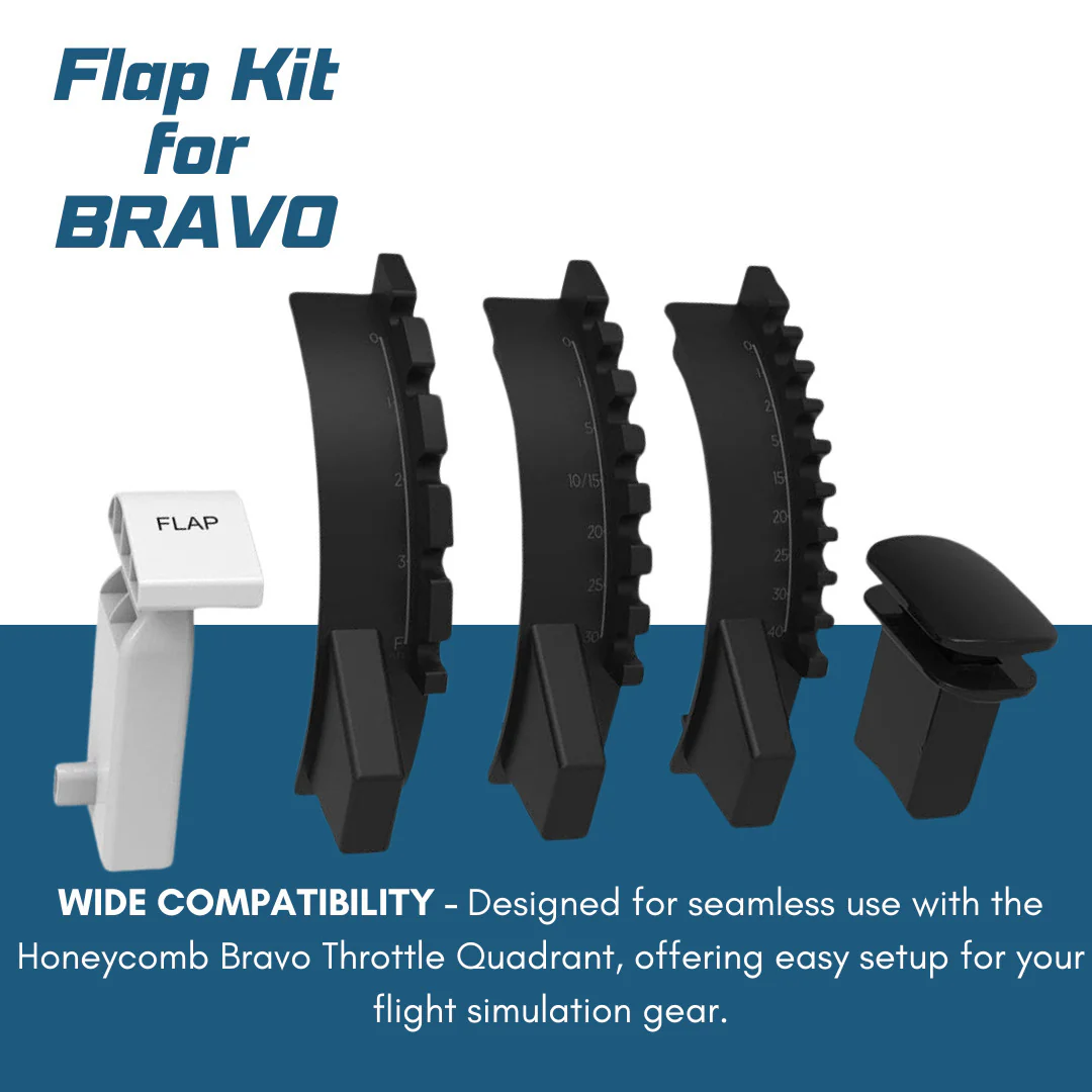 Honeycomb Aeronautical Bravo Throttle Quadrant and Honeycomb Aeronautical GA Trim Wheel Bundle - Image 2