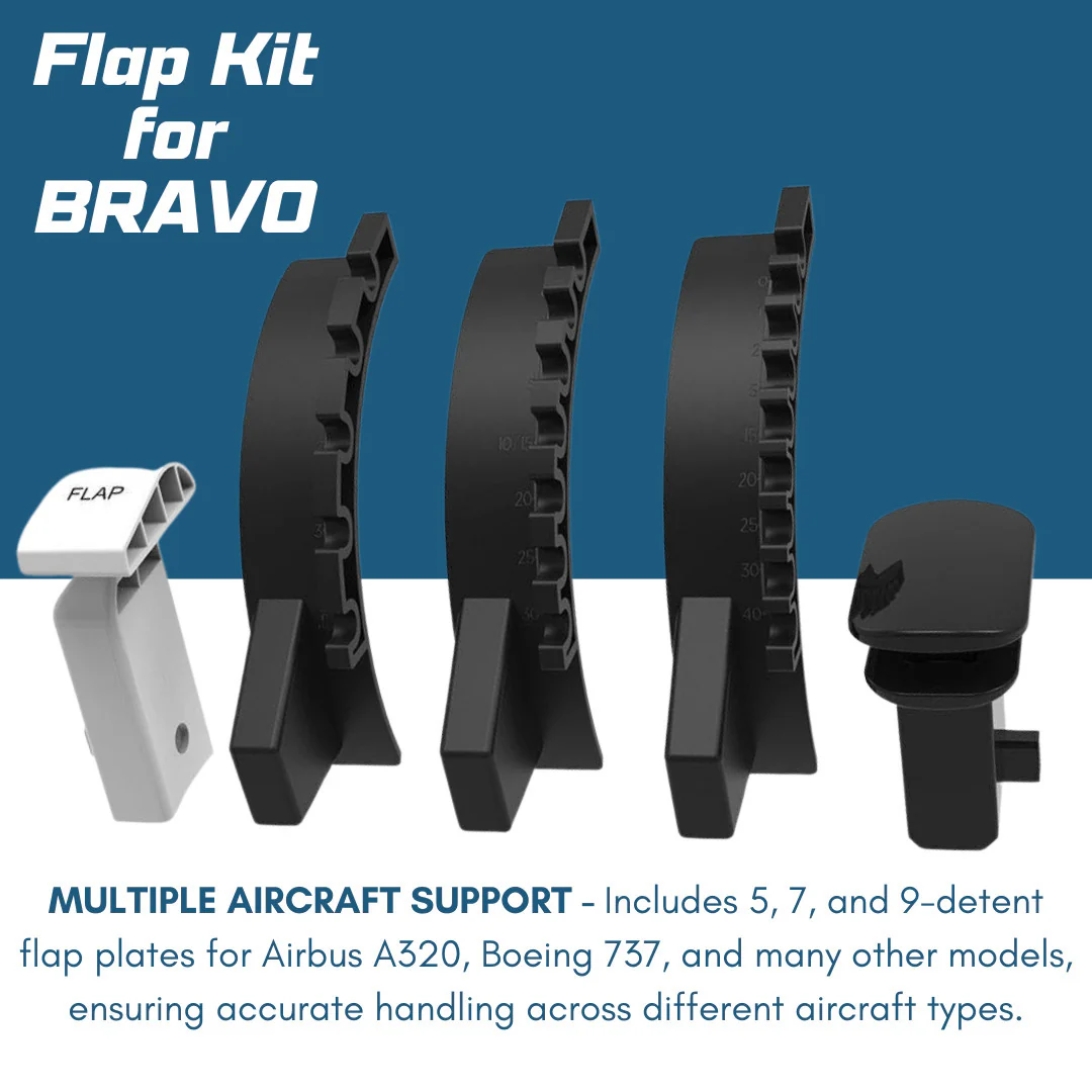 Honeycomb Aeronautical Bravo Throttle Quadrant and Honeycomb Aeronautical GA Trim Wheel Bundle - Image 4