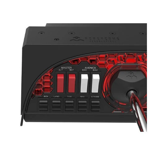 Honeycomb Aeronautical Alpha Flight Controls Yoke & Switch Panel - Image 9
