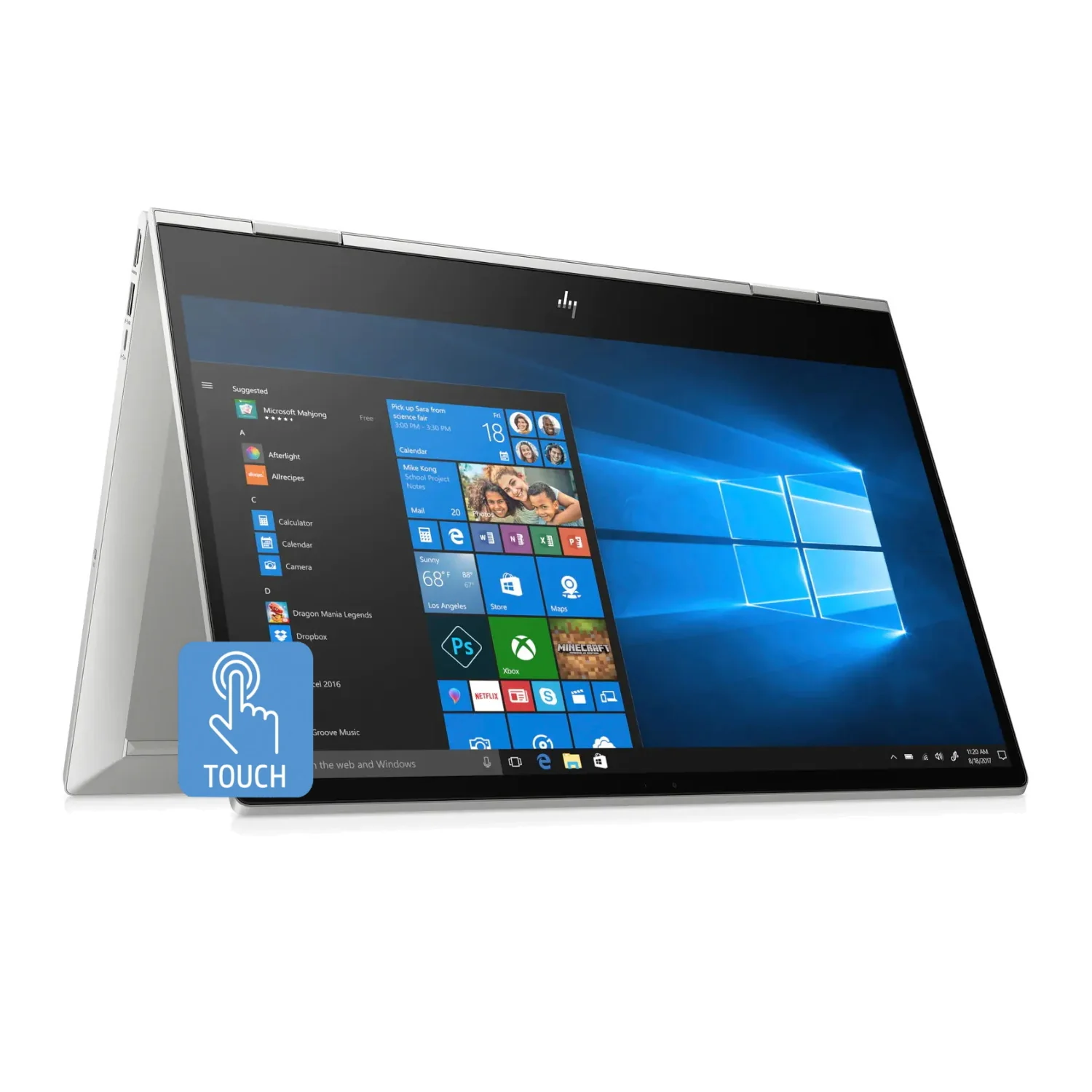 HP Envy x360 2-in-1 Laptop, 15.6" FHD Touch, Intel Core i5-10210U, 8GB RAM, 256GB SSD (Certified Refurbished) - Image 4