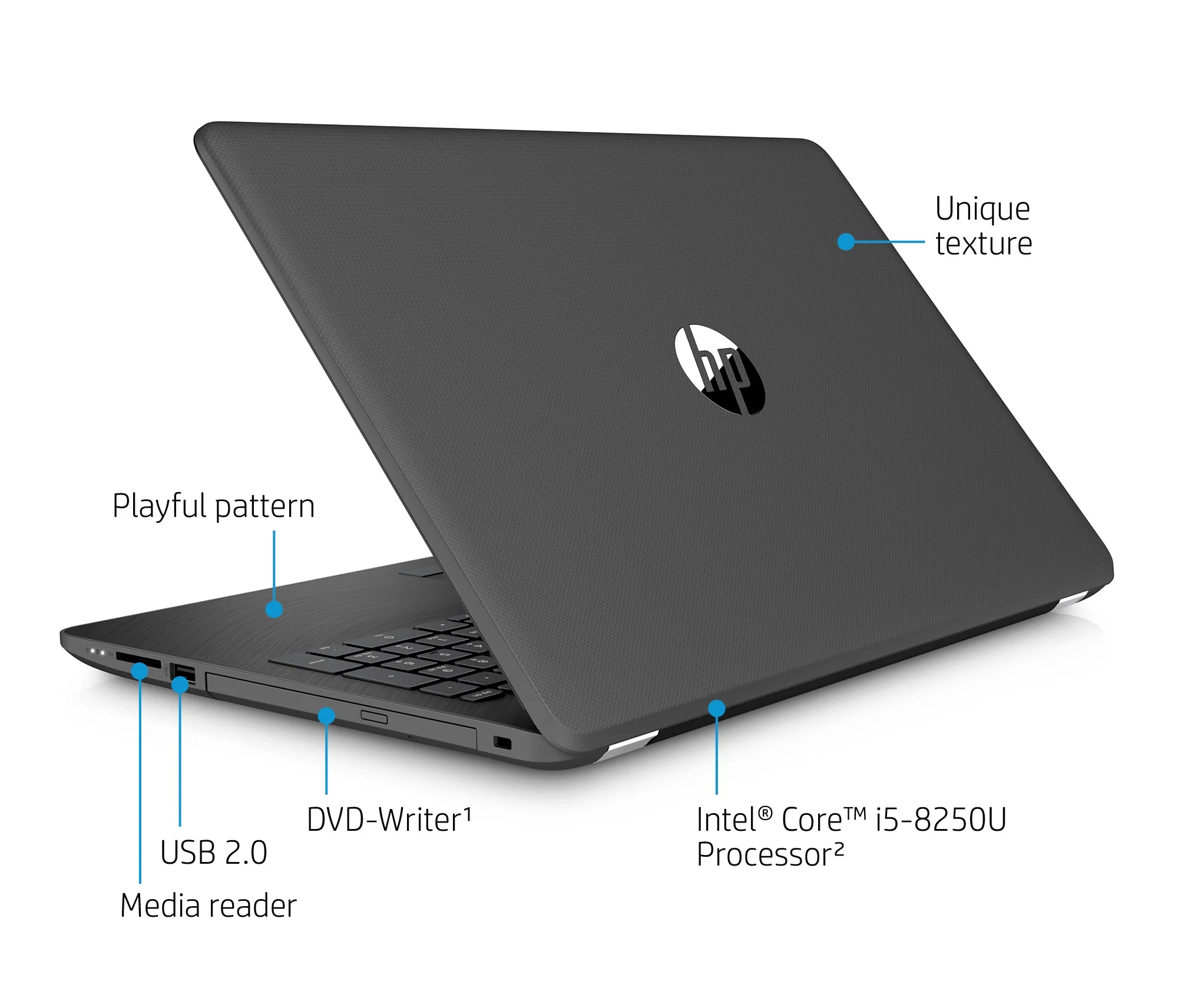 HP 15-bs168 Laptop, 15.6" Touch, Intel Core i5-8250U, 2TB HDD (Certified Refurbished) - Image 2