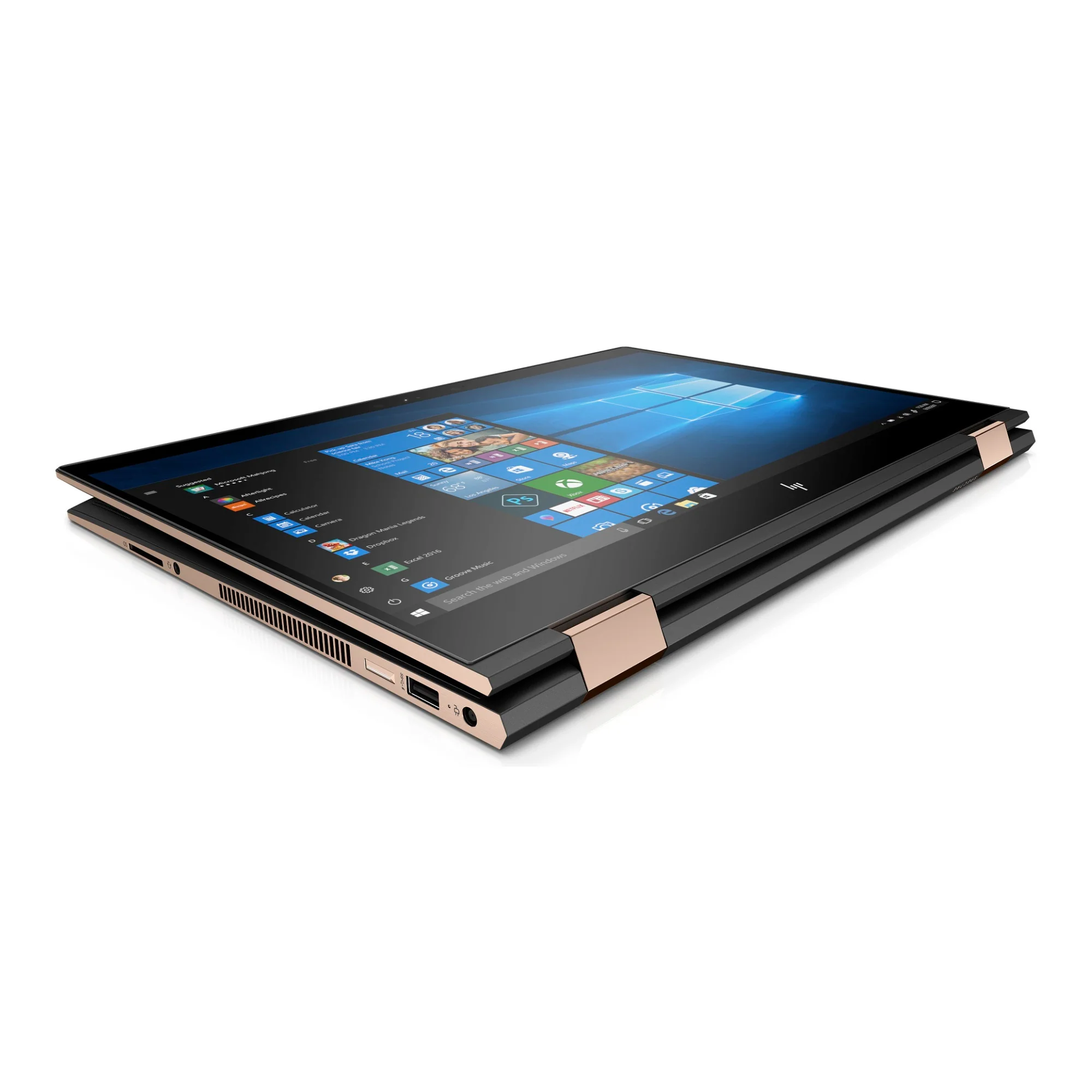 HP Spectre x360 15.6" 4K UHD Touch Laptop, Intel Core i7-8550U, 16GB RAM, 512GB SSD, GeForce MX150 (Dark Ash Silver) (Certified Refurbished) - Image 6