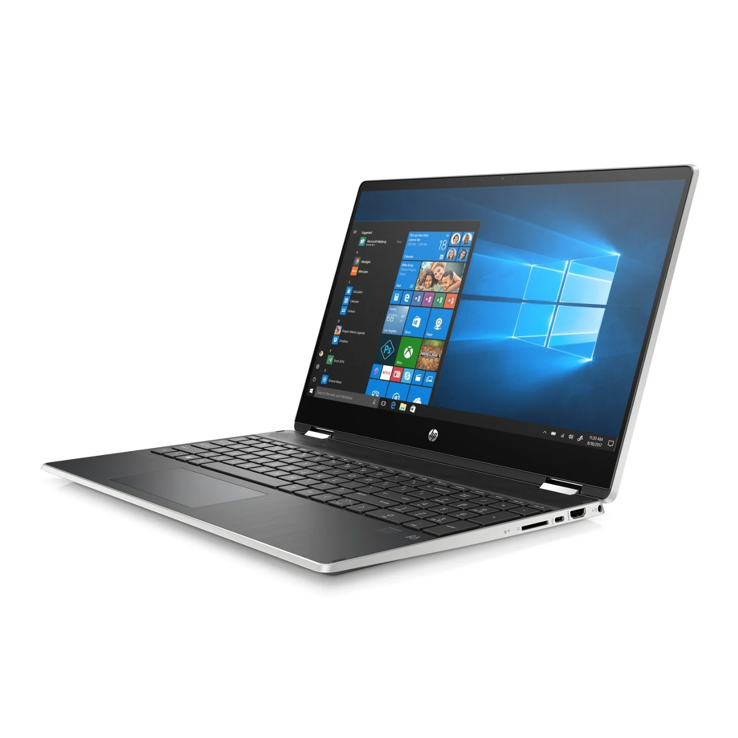 HP x360 Convertible Laptop, 15.6" HD Touch, Intel Core i5-8265U, 8GB RAM, 1TB HDD + 128GB SSD (Certified Refurbished) - Image 3