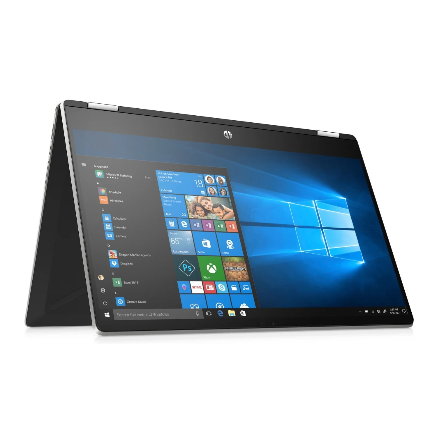 HP x360 Convertible Laptop, 15.6" HD Touch, Intel Core i5-8265U, 8GB RAM, 1TB HDD + 128GB SSD (Certified Refurbished) - Image 4