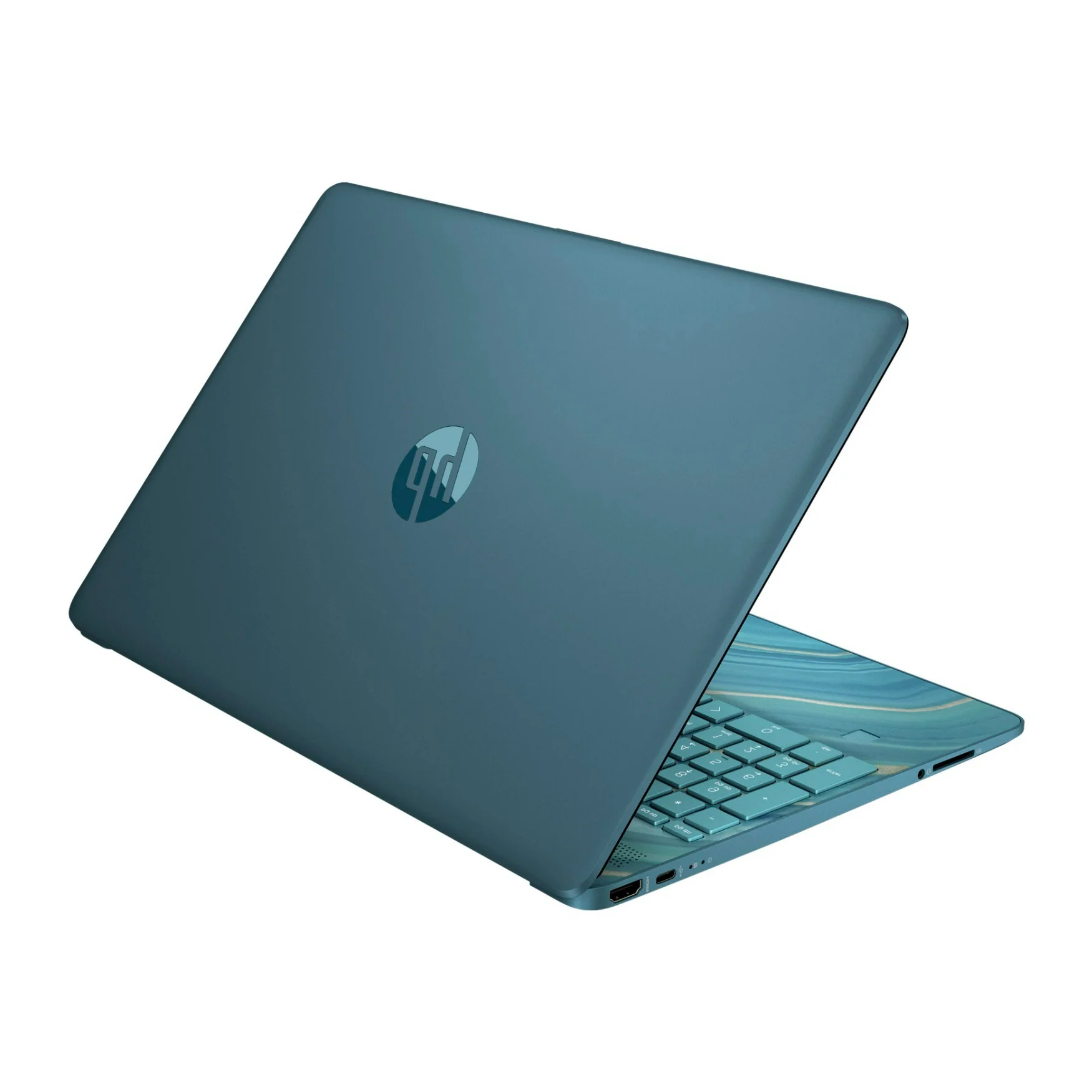 HP 15.6" Touchscreen Laptop, Intel Core i5-1155G7, 12GB RAM, 512GB SSD (Teal) (Certified Refurbished) - Image 4