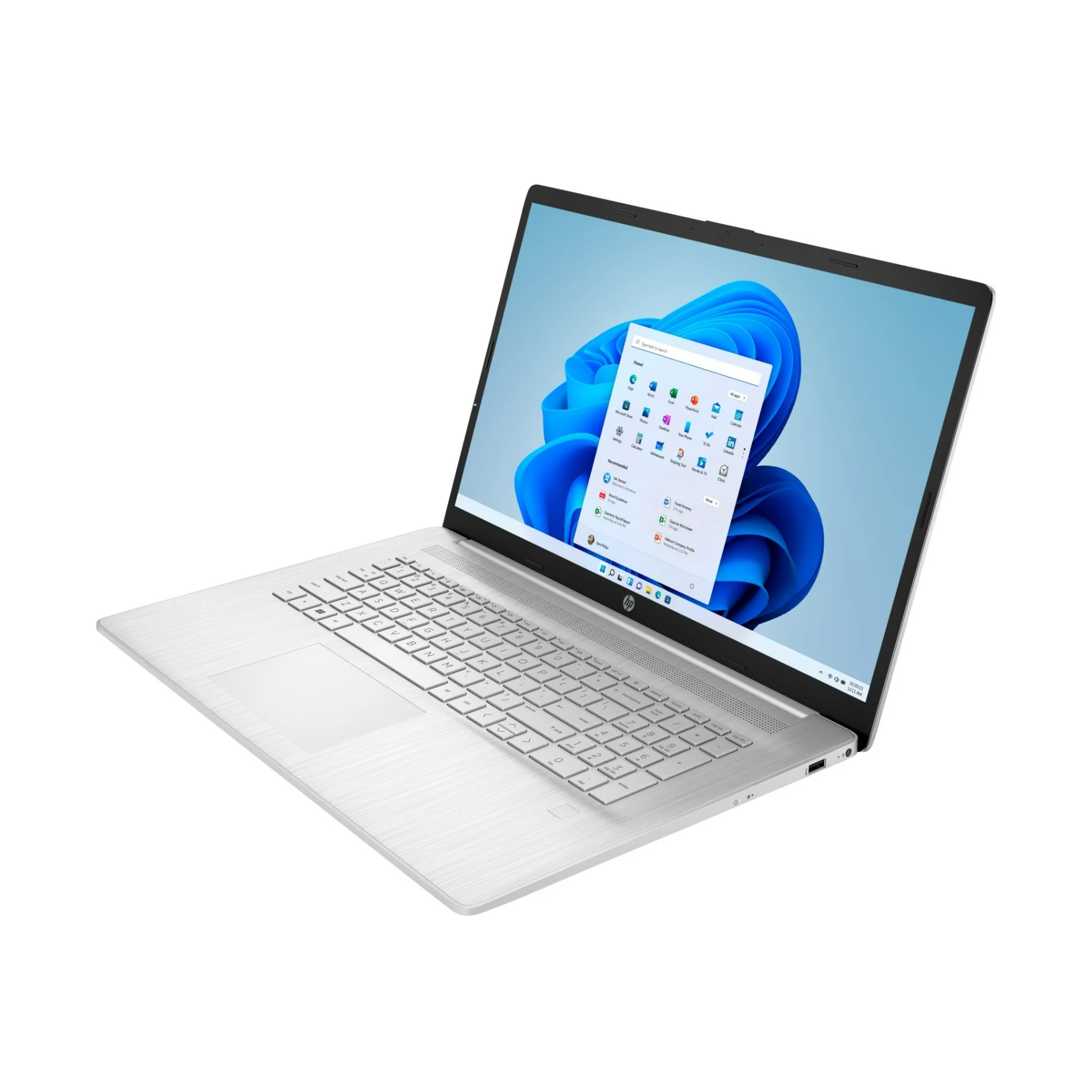 HP 17-CN2005 17.3" HD+ Touchscreen Laptop, 12GB RAM, 512GB SSD (Natural Silver) (Certified Refurbished) - Image 3