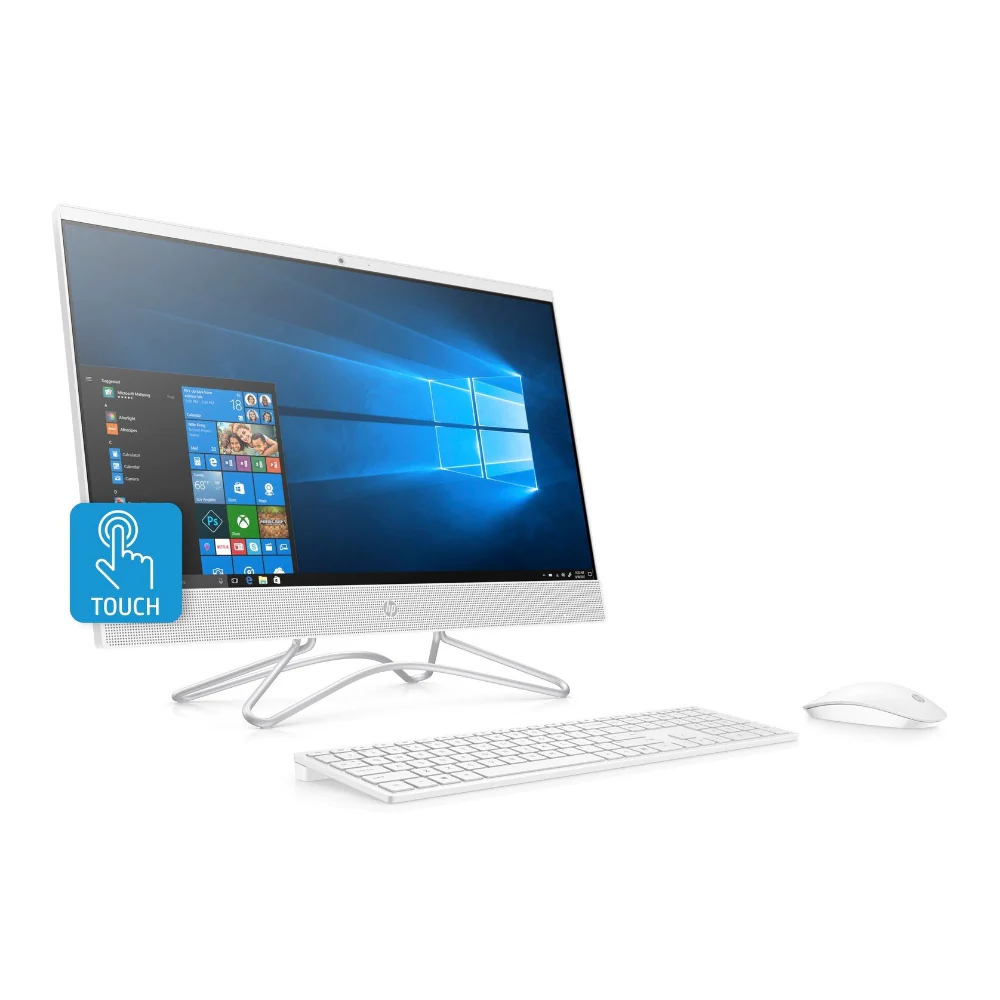 HP 24-F0018 23.8" FHD Touch All-in-One PC, AMD A9-9425, 4GB RAM, 1TB HDD (Certified Refurbished) - Image 2