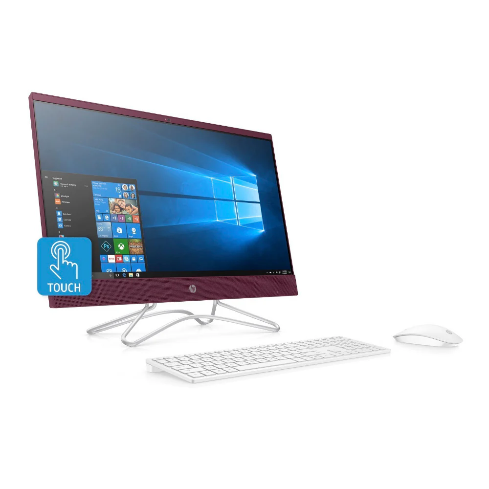 HP 24-F0042CY 23.8" FHD IPS Touch All-in-One PC, AMD A9-9425, 4GB RAM, 1TB HDD, Windows 10 (Certified Refurbished) - Image 2