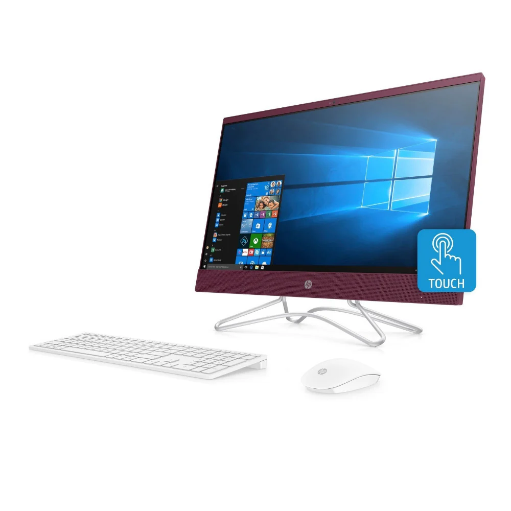 HP 24-F0042CY 23.8" FHD IPS Touch All-in-One PC, AMD A9-9425, 4GB RAM, 1TB HDD, Windows 10 (Certified Refurbished) - Image 3