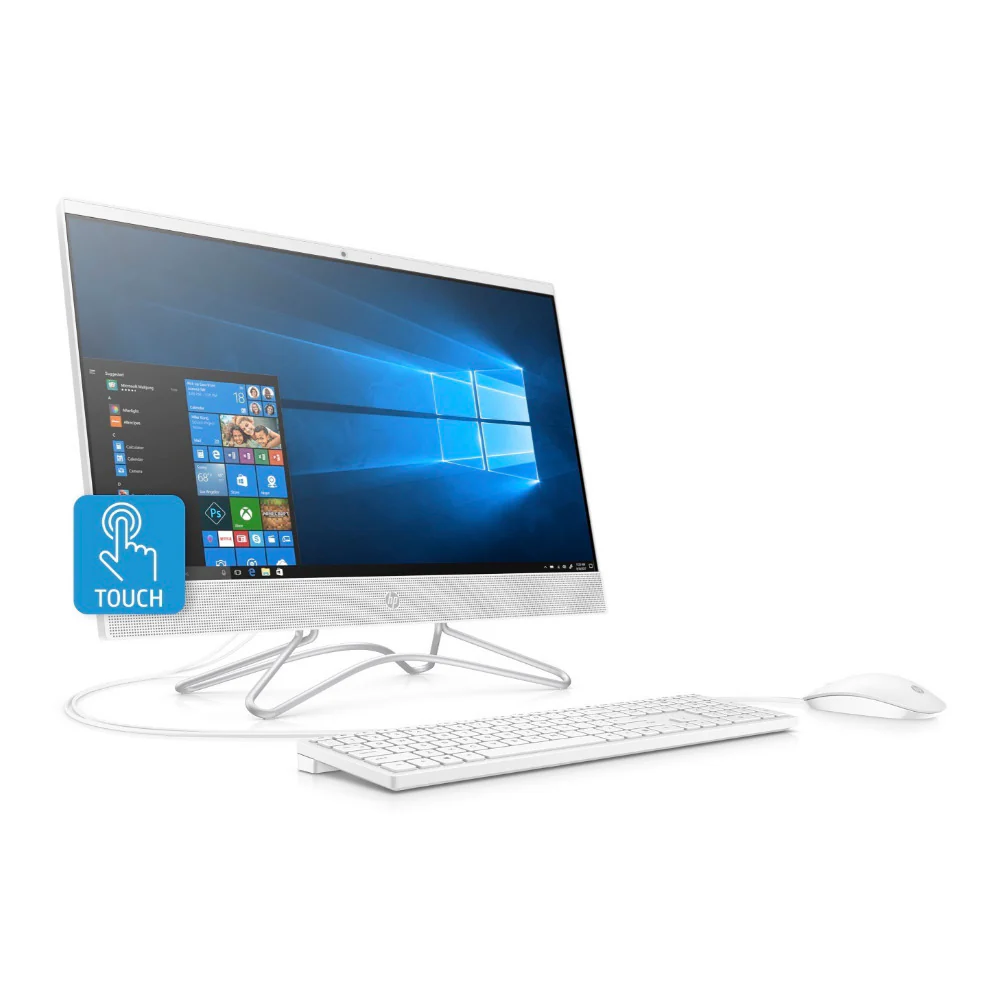 HP 24-F0046 23.8" FHD IPS Touch All-in-One PC, AMD A9-9425, 8GB RAM, 1TB HDD, Windows 10 (Certified Refurbished) - Image 2
