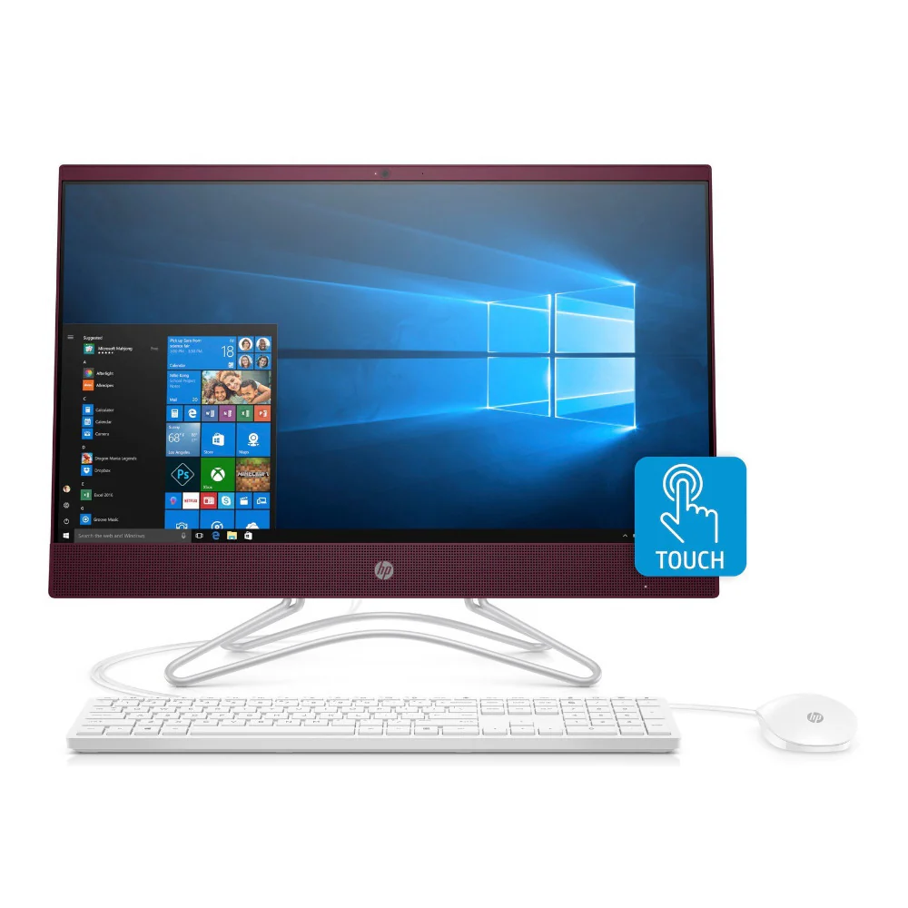 HP 24F 23.8" FHD Touch All-in-One PC, Intel Pentium J5005, 8GB RAM, 1TB HDD (Certified Refurbished) - Image 2