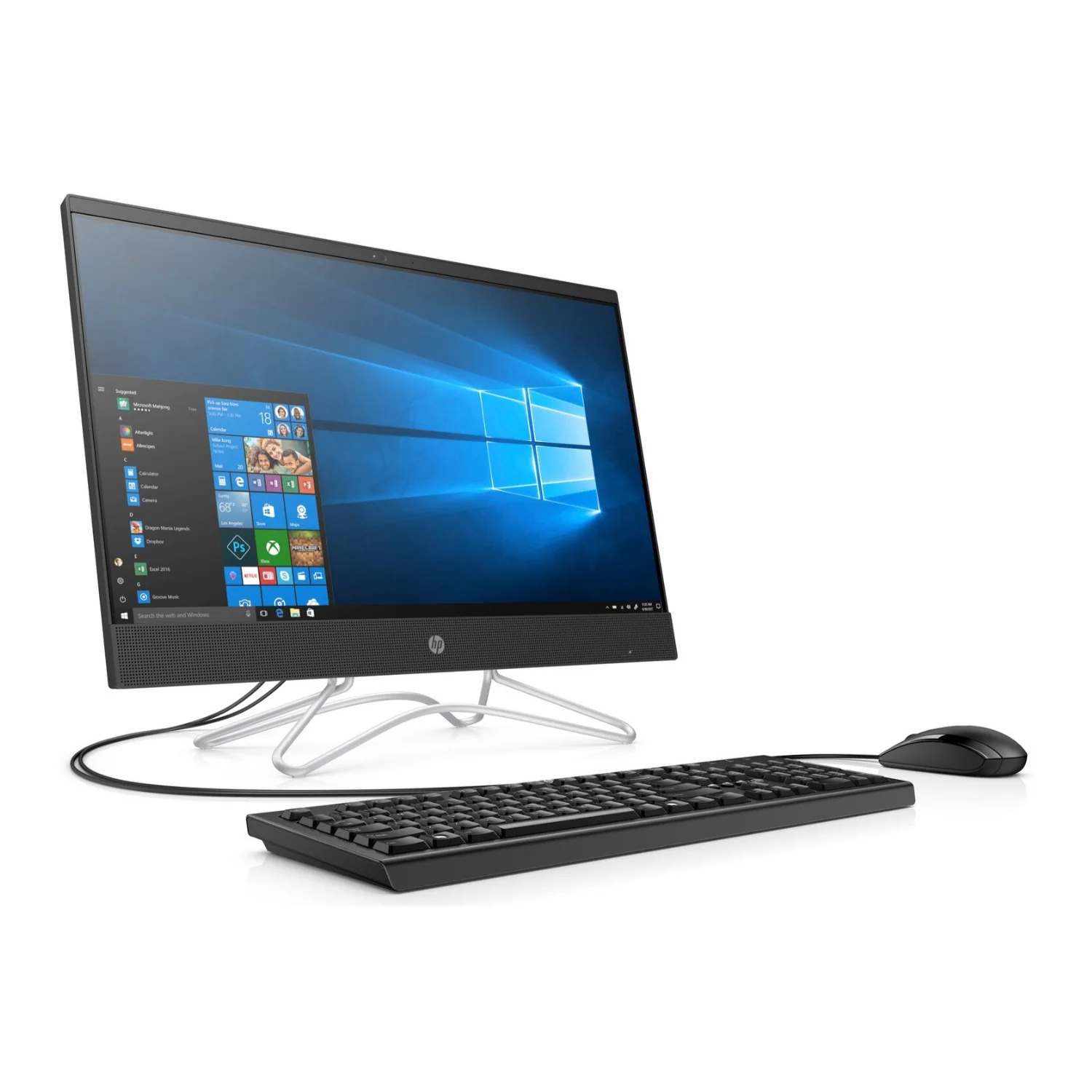 HP 24-F 23.8" FHD All-in-One PC, AMD Ryzen 5 3500U, 8GB RAM, 1TB HDD, Windows 10 (Certified Refurbished) - Image 2