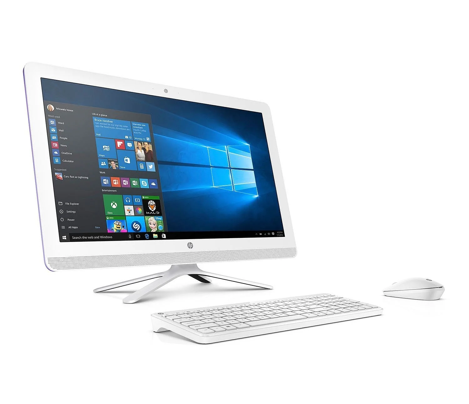 HP Pavilion 24-G227C 23.8" FHD All-in-One PC, Intel Core i5-7200U, 8GB RAM, 1TB HDD (Certified Refurbished) - Image 2