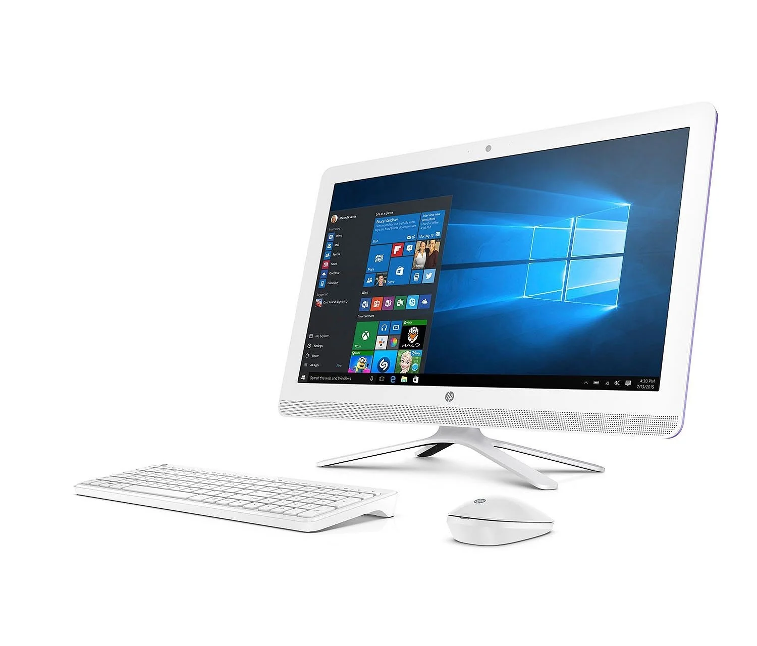 HP Pavilion 24-G227C 23.8" FHD All-in-One PC, Intel Core i5-7200U, 8GB RAM, 1TB HDD (Certified Refurbished) - Image 3